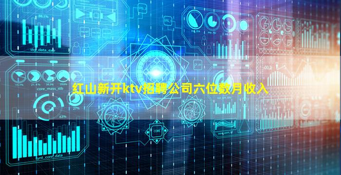 红山新开ktv招聘公司六位数月收入